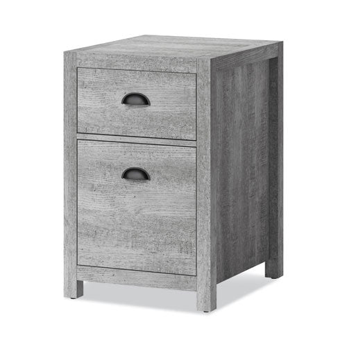 Fallbrook Two-Drawer Vertical File Cabinet, Box/File, Legal/Letter, Smoked Ash, 17 x 20 x 26.25-(WHLSPUSFBSFGM)
