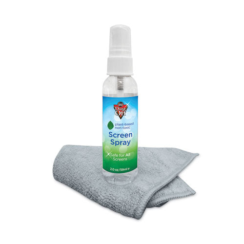 Laptop Computer Cleaning Kit, 50 mL Spray/Microfiber Cloth-(FALDPTC)