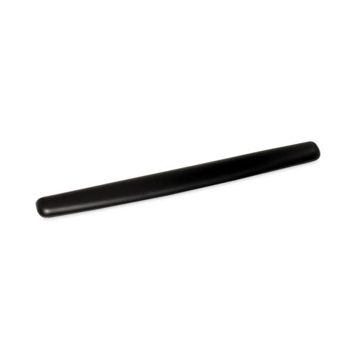Antimicrobial Gel Thin Keyboard Wrist Rest, Extended Length, 25 x 2.5, Black-(MMMWR340LE)