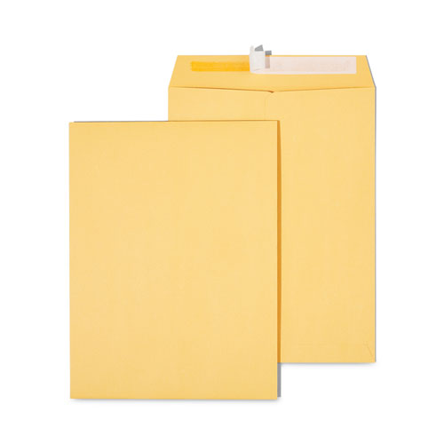 Peel Seal Strip Catalog Envelope, #10 1/2, Square Flap, Self-Adhesive Closure, 9 x 12, Natural Kraft, 100/Box-(UNV40102)