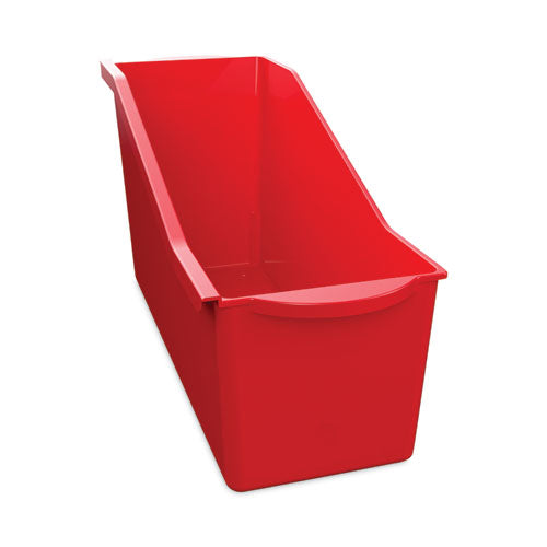 Antimicrobial Book Bin, 14.2 x 5.34 x 7.35, Red-(DEF39508RED)