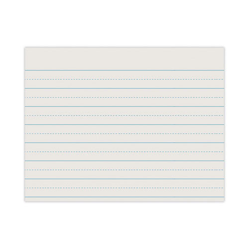Alternate Dotted Newsprint Paper, 1" Two-Sided Long Rule, 8.5 x 11, 500/Pack-(PAC2621)