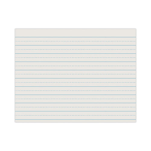Alternate Dotted Newsprint Paper, 3/4" Two-Sided Long Rule, 8.5 x 11, 500/Pack-(PAC2622)