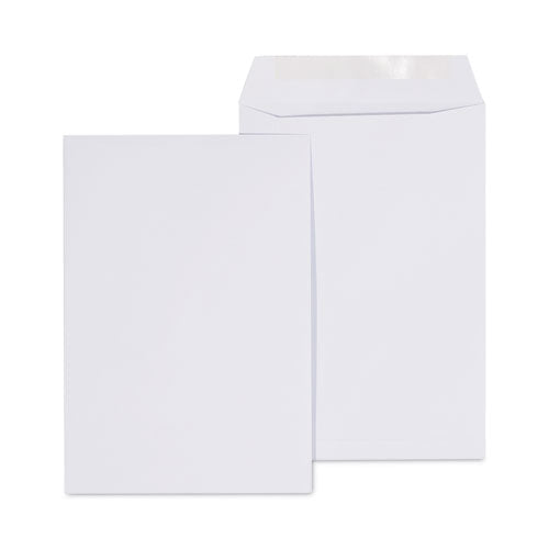 Catalog Envelope, 24 lb Bond Weight Paper, #1 3/4, Square Flap, Gummed Closure, 6.5 x 9.5, White, 500/Box-(UNV40104)