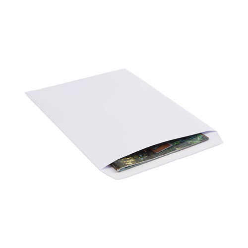 Catalog Envelope, 24 lb Bond Weight Paper, #13 1/2, Square Flap, Gummed Closure, 10 x 13, White, 250/Box-(UNV45104)