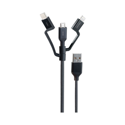 Universal USB Cable, 3.5 ft, Black-(BTHCLOPCA101BK)