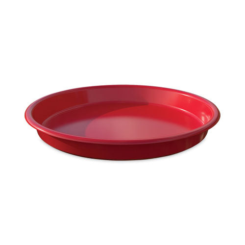 Little Artists Antimicrobial Craft Tray, 13" Dia., Red-(DEF39514RED)