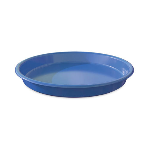 Little Artists Antimicrobial Craft Tray, 13" Dia., Blue-(DEF39514BLU)
