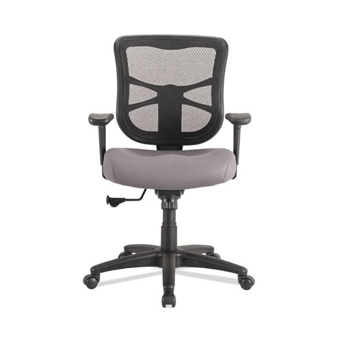 Alera Elusion Series Mesh Mid-Back Swivel/Tilt Chair, Supports Up to 275 lb, 17.9" to 21.8" Seat Height, Gray Seat-(ALEEL42BME40B)