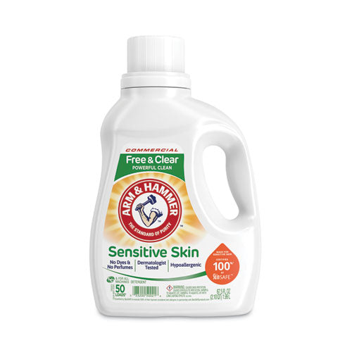 HE Compatible Liquid Detergent, Unscented, 67.5 oz Bottle, 6/Carton-(CDC3320050021)