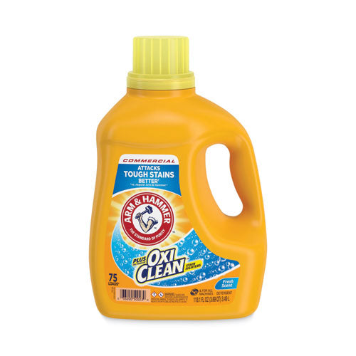 OxiClean Concentrated Liquid Laundry Detergent, Fresh, 118.1 oz Bottle, 4/Carton-(CDC3320050023)