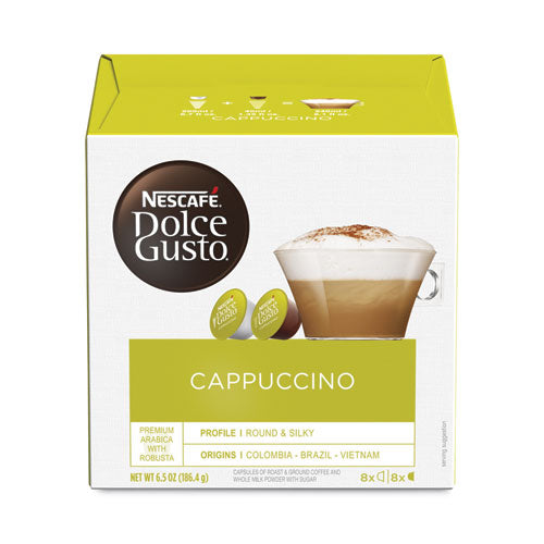 Capsules, Cappuccino, 48/Carton-(NES27376)