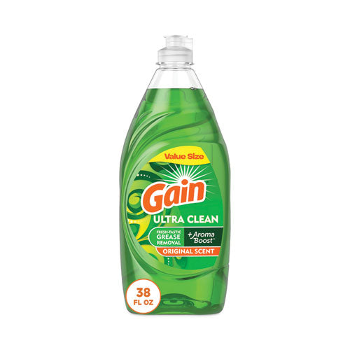 Dishwashing Liquid, Gain Original, 38 oz Bottle, 8/Carton-(PGC74346)
