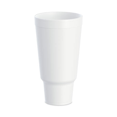 J Cup Insulated Foam Pedestal Cups, 44 oz, White, 300/Carton-(DCC44AJ32)