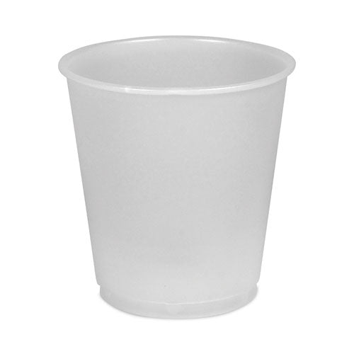 Plastic Medical and Dental Cups, 3 oz, Translucent, 2,500/Carton-(DCCP3A)