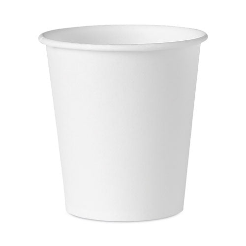 White Paper Water Cups, 3 oz, 100/Pack-(SCC44)