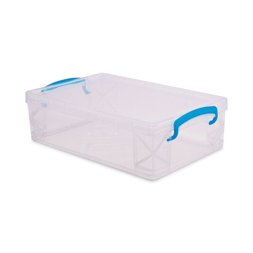 Super Stacker Large Pencil Box, Plastic, 9 x 5.5 x 2.62, Clear-(AVT37539)