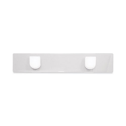 Panel Wall Sign Name Holder, Acrylic, 9 x 2, Clear-(AVT75318)