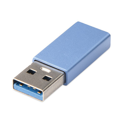 USB-C Female to USB-A Male Adapter, Blue-(VOXJU832ACMV)