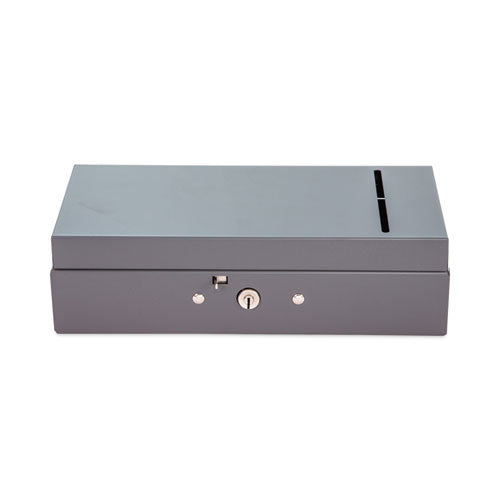 Steel Bond Box, 1 Compartment, 10.4 x 5.4 x 3.1, Gray-(CNK500136)