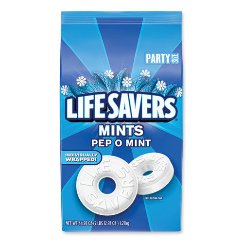 Hard Candy Mints, Pep-O-Mint, 44.93 oz Bag-(LFS27625)