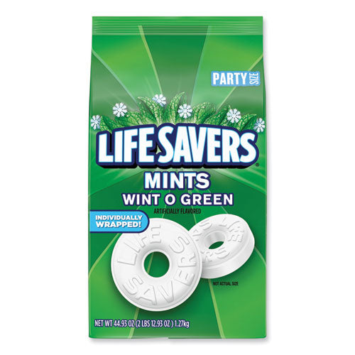 Hard Candy Mints, Wint-O-Green, 44.93 oz Bag-(LFS21524)
