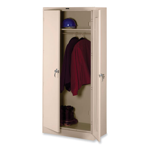 Deluxe Wardrobe Cabinet, 36w x 24d x 78h, Sand-(TNN7824WSD)