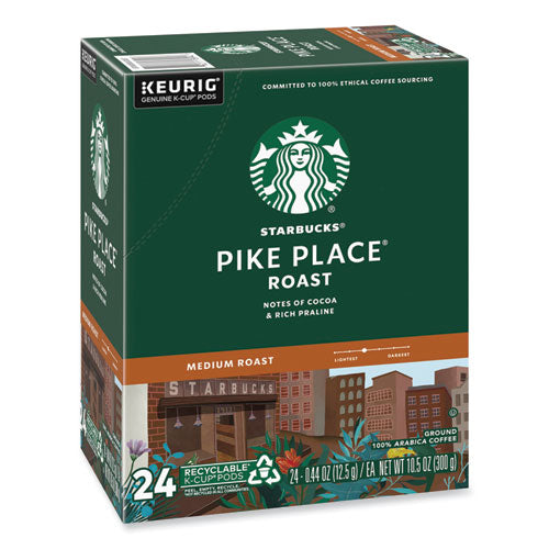 Pike Place Coffee K-Cups Pack, 24/Box, 4 Box/Carton-(SBK011111156CT)