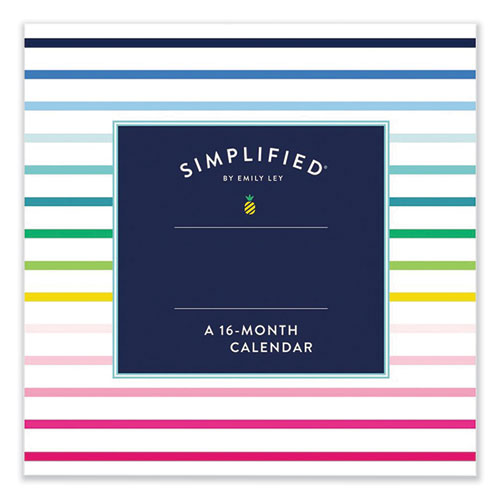 Simplified by Emily Ley Wall Calendar, Assorted Artwork, 12 x 12, White/Multicolor Sheets, 12-Month (Jan to Dec): 2023-(MEADDW3712823)