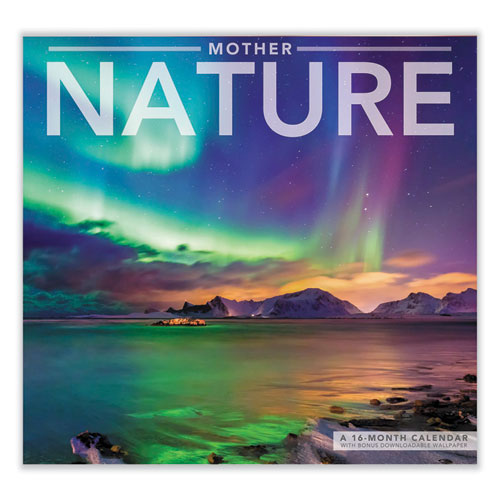 Mother Nature Wall Calendar, Natural Wonder Photography, White/Multicolor Sheets, 12-Month (Jan to Dec): 2023-(MEALME2091023)