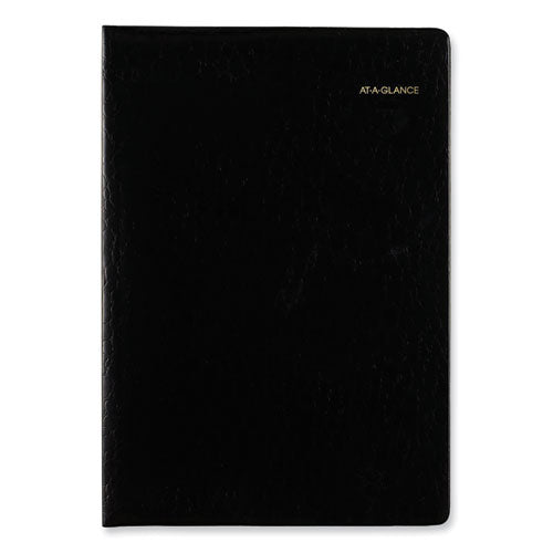 Eight-Person Group Daily Appointment Book, 11 x 8.5, Black Cover, Two-Volume 12-Month Format (Jan to June, July to Dec): 2023-(AAG702127323)
