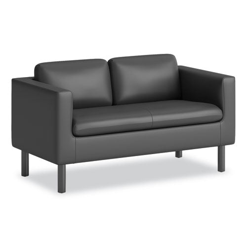 Parkwyn Series Loveseat, 53.5w x 26.75d x 29h, Black-(HONVP3LLOVEBLK)