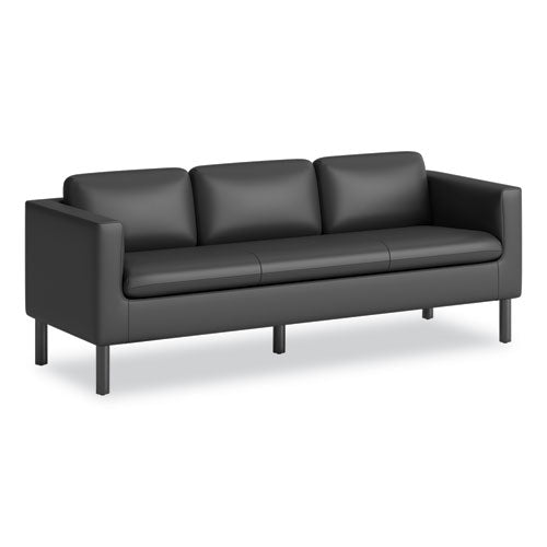 Parkwyn Series Sofa, 77w x 26.75d x 29h, Black-(HONVP3LSOFABLK)