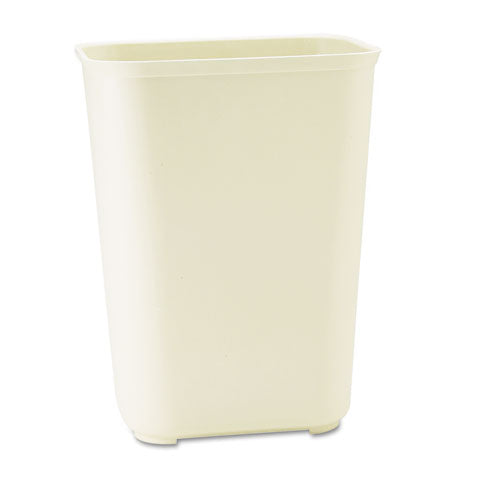 Fiberglass Wastebasket, 10 gal, Fiberglass, Beige-(RCP254400BG)