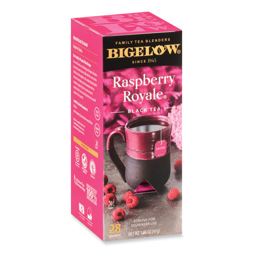 Raspberry Black Tea, Raspberry, 0.34 lbs, 28/Box-(BTC003401)