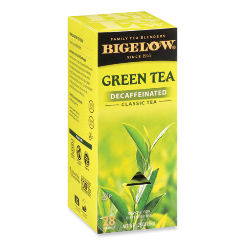 Decaffeinated Green Tea, Green Decaf, 0.34 lbs, 28/Box-(BTC10347)