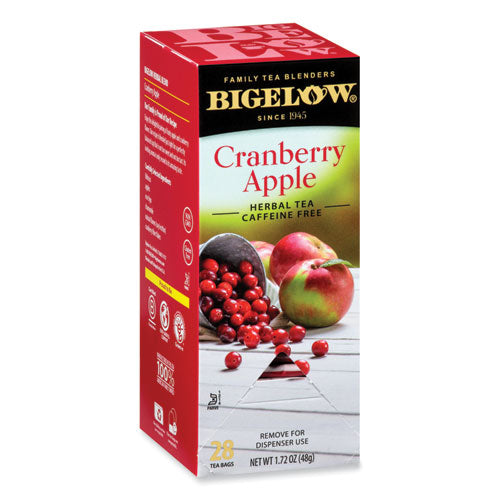 Cranberry Apple Herbal Tea, 28/Box-(BTC10400)