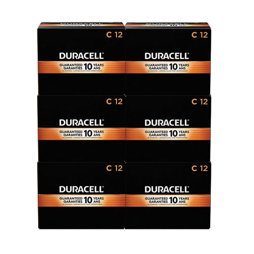 CopperTop Alkaline C Batteries, 72/Carton-(DURMN1400)