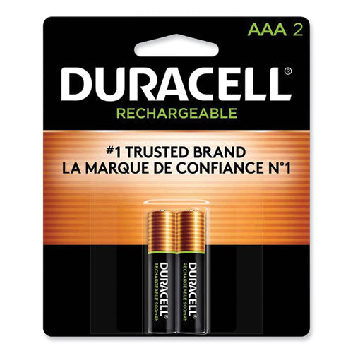 Rechargeable StayCharged NiMH Batteries, AAA, 2/Pack-(DURNLAAA2BCD)