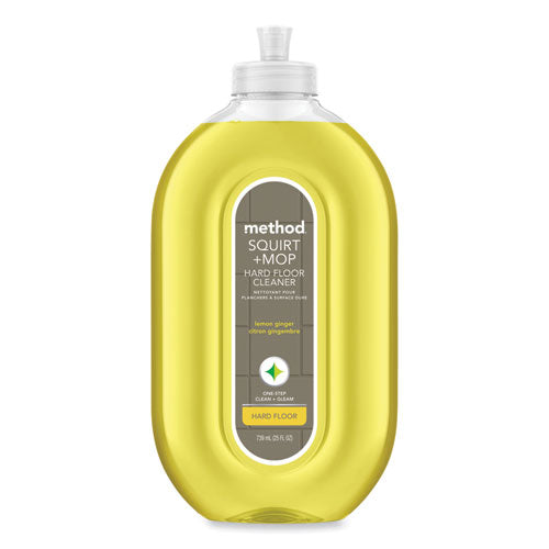 Squirt + Mop Hard Floor Cleaner, 25 oz Spray Bottle, Lemon Ginger Scent-(MTH00563)