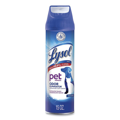Disinfectant Spray II Pet Odor Eliminator, Fresh, 15 oz Aerosol Spray, 12/Carton-(RAC99804CT)