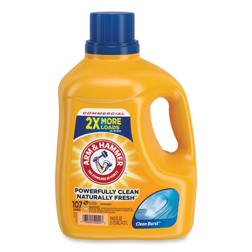 Dual HE Clean-Burst Liquid Laundry Detergent, 144.5 oz Bottle, 4/Carton-(CDC3320050022)