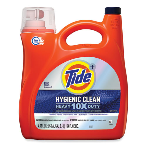Hygienic Clean Heavy 10x Duty Liquid Laundry Detergent, Original, 154 oz Bottle, 4/Carton-(PGC25832)