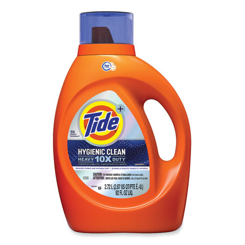 Hygienic Clean Heavy 10x Duty Liquid Laundry Detergent, Original, 92 oz Bottle, 4/Carton-(PGC25787)