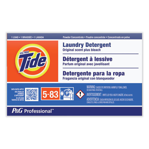 Powder Laundry Detergent Plus Bleach, Original Scent, 1.4 oz Vending Box, 156/Carton-(PGC08921)
