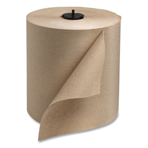 Matic Hardwound Roll Towel, 1-Ply, 7.7" x 700 ft, Natural, 857/Roll, 6 Rolls/Carton-(TRK290088)