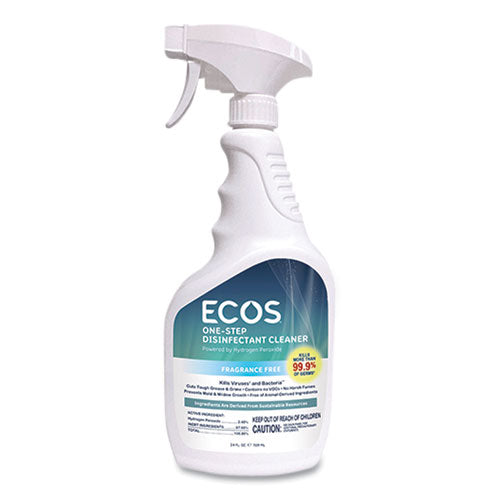 One-Step Disinfecting Cleaner, 24 oz Spray Bottle-(EOP952306)