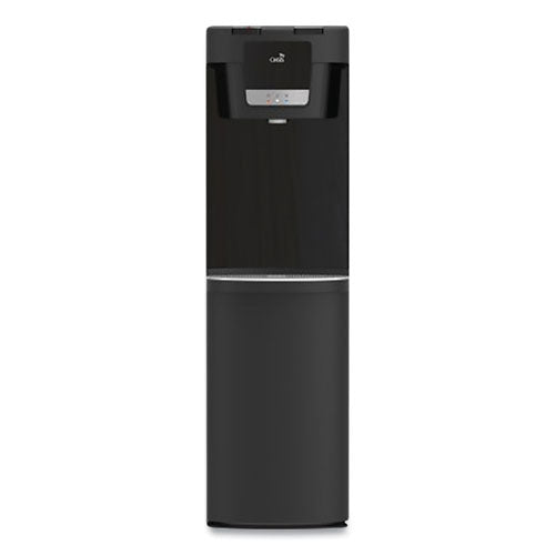MaxxFill Flex Hot and Cold Water Dispenser, 2.11 gal/Hot Water per Hour, 12.2 x 14.2 x 42.33, Black/Stainless Steel-(OAS506815C)