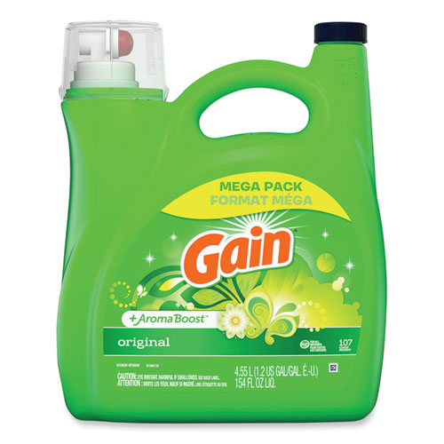 Liquid Laundry Detergent, Original Scent, 154 oz Bottle-(PGC77273)