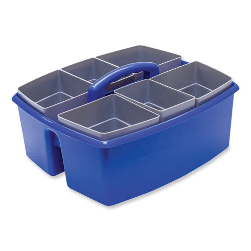 Large Caddy with Sorting Cups, Blue, 2/Carton-(STX00985U02C)